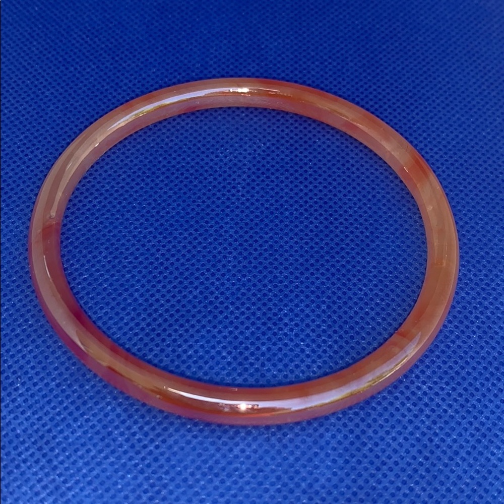 Salmon Glass Bangles